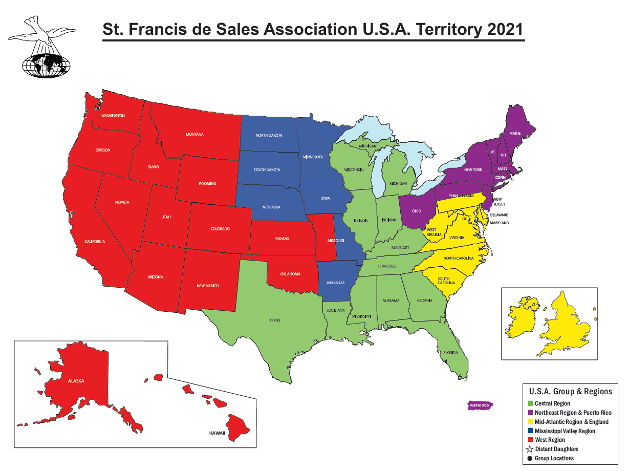USA Regions 2021